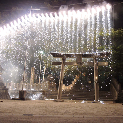 夏祭りの花火